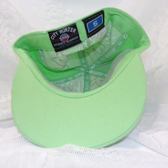 WASHINGTON DC City Hunter Embroidered CAP IS NEW WITH TAG- SIZE IS SMALL GREEN - Picture 6 of 8
